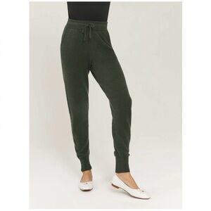 Something Navy Cashmere Joggers pants Army green